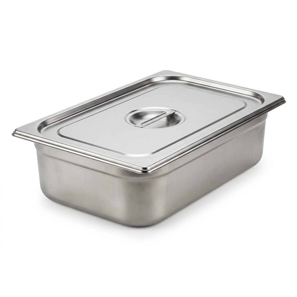 Contenedor gastronorm con tapa, imagen de muestra generada con IA