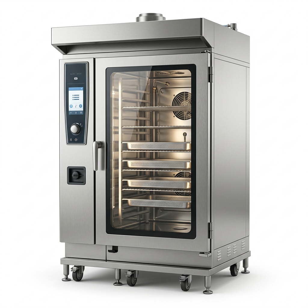 Horno combinado industrial de muestra generado con IA