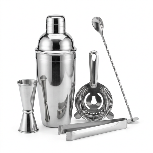 Set de coctelería profesional, imagen de muestra generada con IA