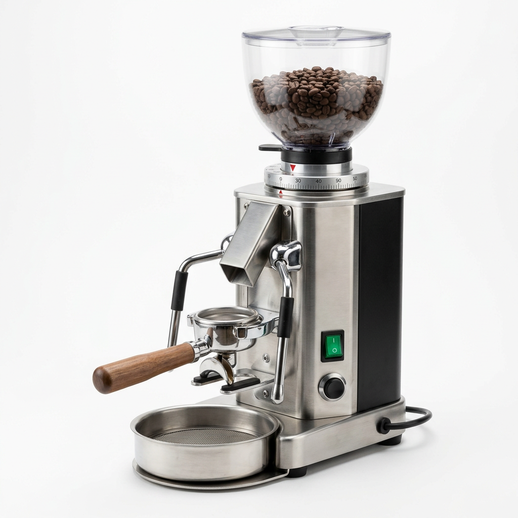 Molino de café profesional, imagen de muestra generada con IA