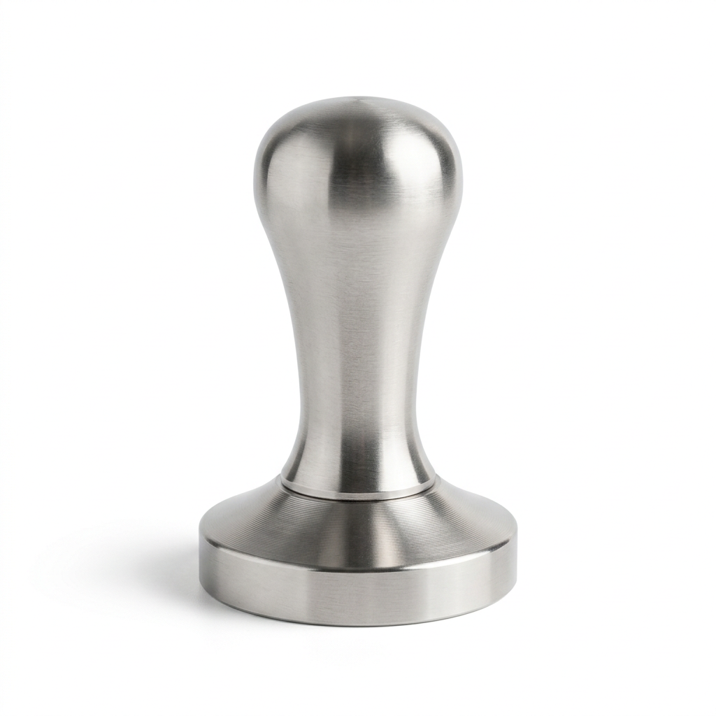 Tamper profesional para espresso, imagen de muestra generada con IA