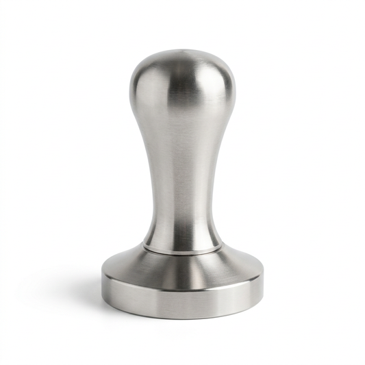 Tamper profesional para espresso, imagen de muestra generada con IA
