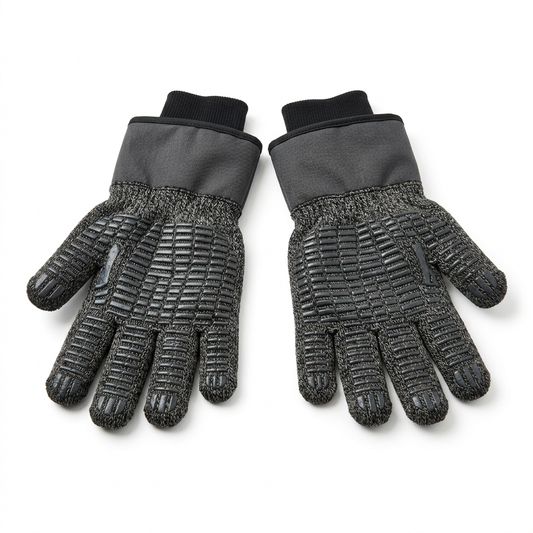 Guantes térmicos de cocina profesional, imagen de muestra generada con IA