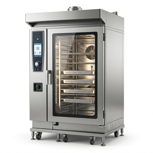 Horno combinado industrial de muestra generado con IA